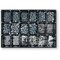 Sortiment med skruv, mutter & brickor M3-M6 DIN 7985/934/125A FZB